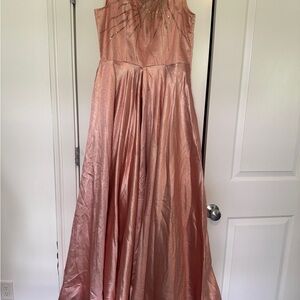 Elegant Pink Evening Gown